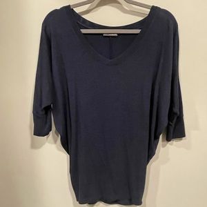 Navy blouse- like new!